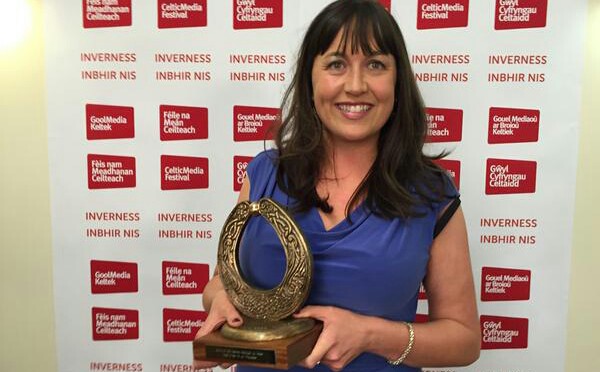 Laura wins Celtic Media Spirit of the Festival award!